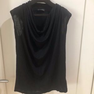 Zara Cowl-neck shirt